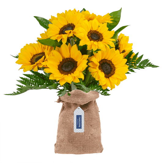 Country Living Sunflower Bouquet, 17 Stems, Yellow Mix…
